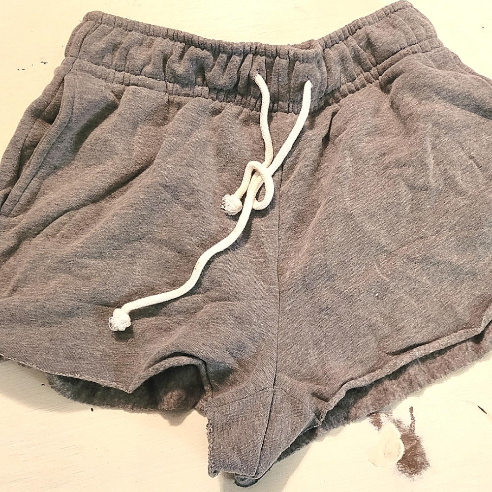 Sweatpants shorts. Size S Gray